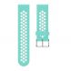 Ремешок Deexe Dual Color для Samsung Galaxy Watch 42mm / Watch 3 41mm - Cyan/White (116903CW). Фото 4 из 4