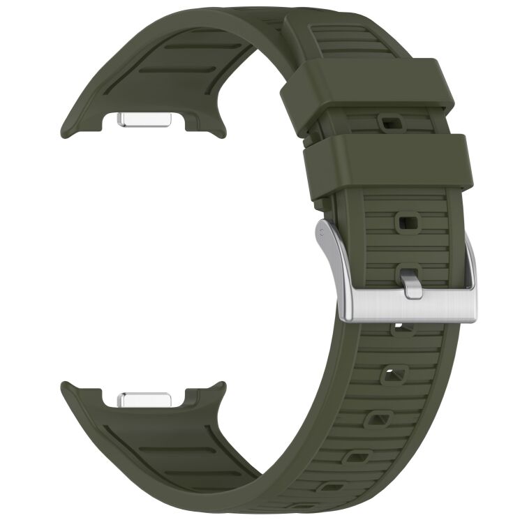 Ремінець Deexe Durable Strap для Samsung Galaxy Watch 8 (40/44mm) / 8 Classic - Army Green: фото 3 з 6