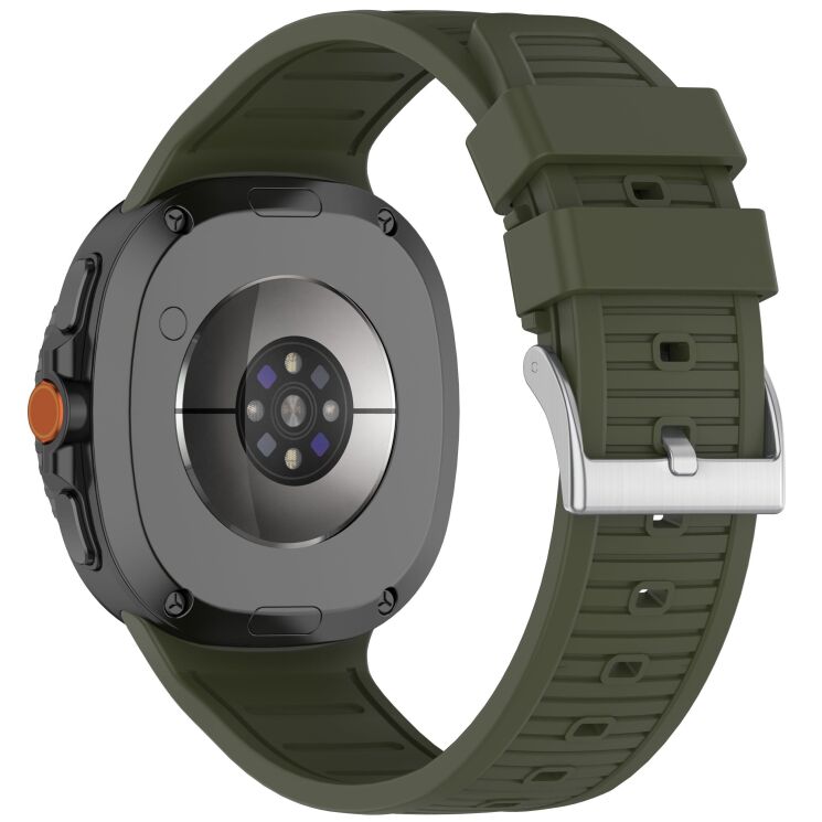 Ремінець Deexe Durable Strap для Samsung Galaxy Watch 8 (40/44mm) / 8 Classic - Army Green: фото 1 з 6