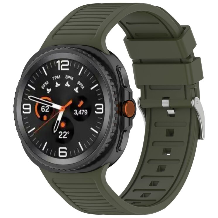Ремінець Deexe Durable Strap для Samsung Galaxy Watch 8 (40/44mm) / 8 Classic - Army Green: фото 2 з 6