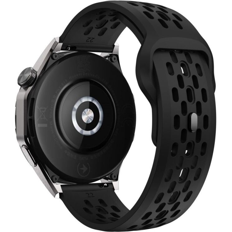 Ремінець Deexe Eclipse для годинників з шириною кріплення 20мм - Black: фото 1 з 5