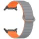 Ремінець Deexe Magnetic Band для Samsung Galaxy Watch Ultra - Grey / Orange (358021HO). Фото 3 з 7