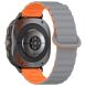 Ремінець Deexe Magnetic Band для Samsung Galaxy Watch Ultra - Grey / Orange (358021HO). Фото 1 з 7