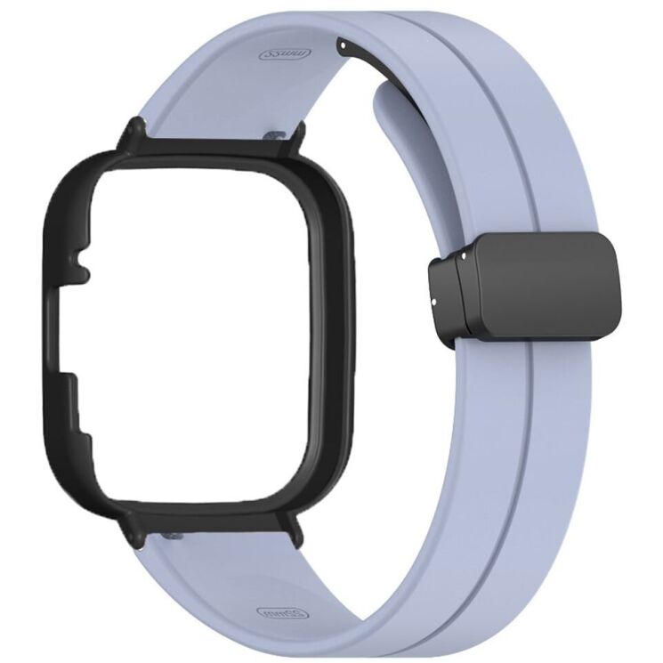 Ремешок Deexe Magnetic Braselet для Xiaomi Redmi Watch 3 - Lavender Grey: фото 3 из 3