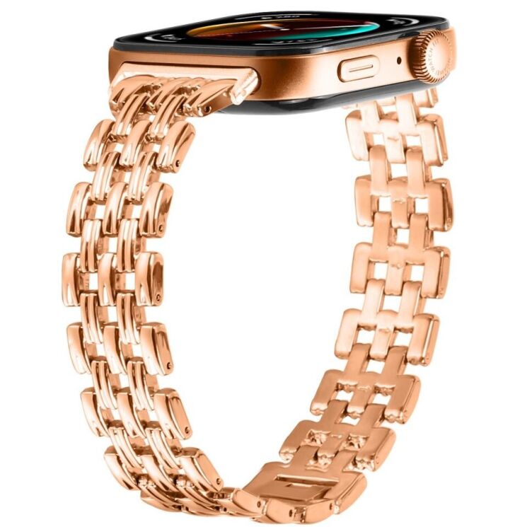 Ремінець Deexe Nona для Huawei Watch Fit 3 - Rose Gold: фото 3 з 7