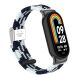 Ремешок Deexe Nylon Bracelet для Xiaomi Mi Smart Band 8 / 9 - Black / White (326026BW). Фото 4 из 6