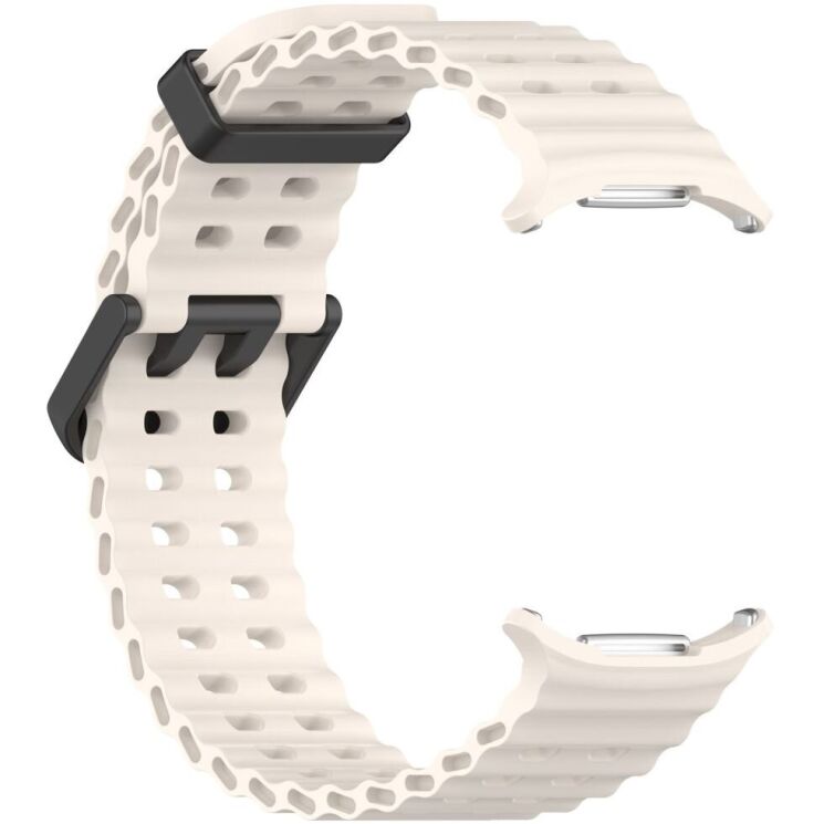 Ремешок Deexe Ocean Strap для Samsung Galaxy Watch Ultra (47mm) / Ultra (2025) - Starlight (358000SL) Ремешок Deexe Ocean Strap для Samsung Galaxy Watch Ultra (47mm) / Ultra (2025) - Starlight: фото 3 из 9