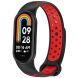 Ремешок Deexe Dual Color для Xiaomi Mi Smart Band 8 / 9 - Black / Red (326043BR). Фото 2 из 7