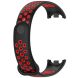 Ремешок Deexe Dual Color для Xiaomi Mi Smart Band 8 / 9 - Black / Red (326043BR). Фото 4 из 7