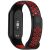 Ремешок Deexe Dual Color для Xiaomi Mi Smart Band 8 / 9 - Black / Red: фото 1 из 7