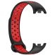 Ремешок Deexe Dual Color для Xiaomi Mi Smart Band 8 / 9 - Black / Red (326043BR). Фото 3 из 7