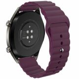 Ремешок Deexe Silicone Strap для часов с шириной крепления 22мм - Dark Purple (895502DV)