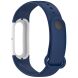 Ремінець Deexe Soft Silicone для Google Fitbit Air - Midnight Blue / White (258006LW). Фото 3 з 8