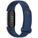 Ремінець Deexe Soft Silicone для Google Fitbit Air - Midnight Blue / White (258006LW). Фото 2 з 8