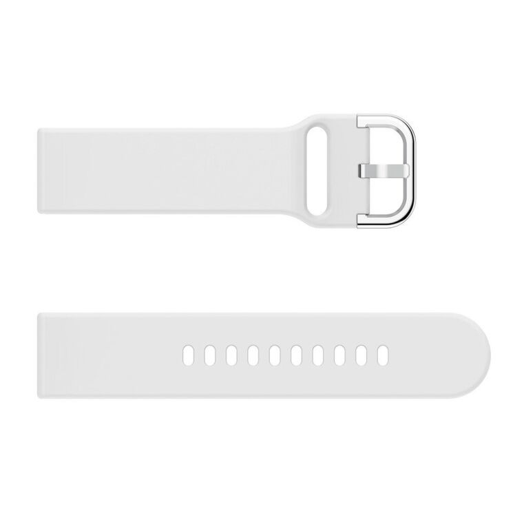 Ремешок Deexe Soft Silicone для&nbsp; Samsung Galaxy Watch 3 (41mm) - White: фото 3 из 4