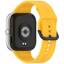 Ремешок Deexe Soft Silicone для Xiaomi Redmi Watch 4 / 5 / Mi Smart Band 8 Pro / Band 9 Pro - Yellow: фото 1 из 9