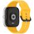 Ремешок Deexe Soft Silicone для Xiaomi Redmi Watch 4 / 5 / Mi Smart Band 8 Pro / Band 9 Pro - Yellow: фото 1 из 9