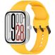 Ремешок Deexe Soft Silicone для Xiaomi Redmi Watch 4 / 5 / Mi Smart Band 8 Pro / Band 9 Pro - Yellow (370309Y). Фото 4 из 9