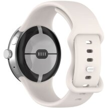 Ремешок Deexe Soft Touch для Google Pixel Watch / Watch 2 / Watch 3 (41mm) - Rock White: фото 1 из 4