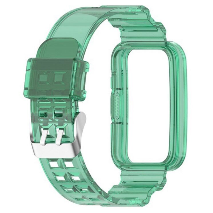 Ремешок Deexe Solid Color для Huawei Watch Fit 2 - Transparent Green: фото 3 из 7