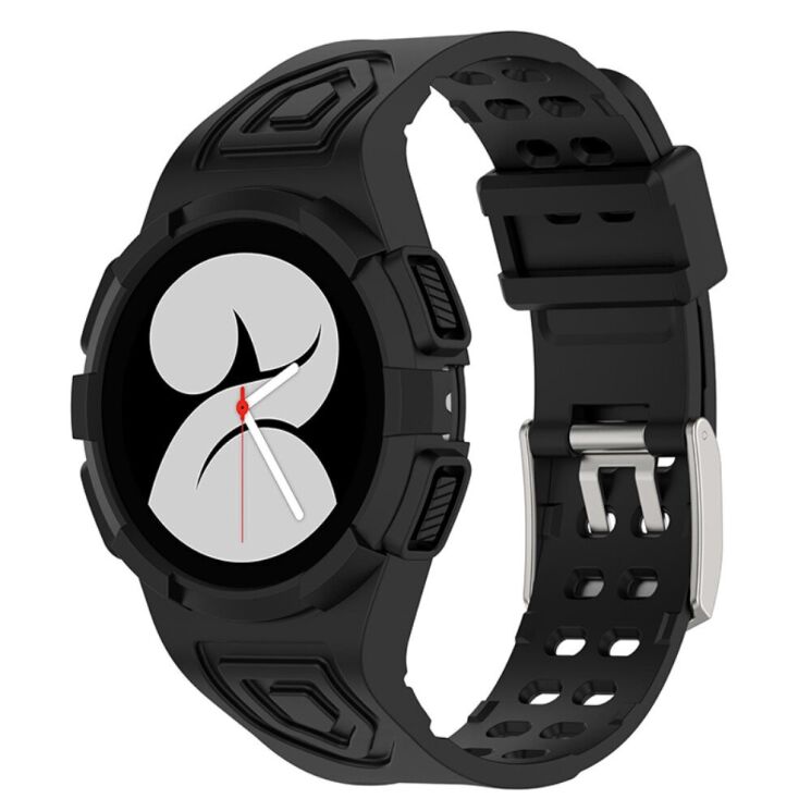 Ремінець Deexe Solid Color для Samsung Galaxy Watch 4 / 5 (40mm) - Black (284638B) Ремінець Deexe Solid Color для Samsung Galaxy Watch 4 / 5 (40mm) - Black: фото 1 з 6