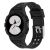 Ремінець Deexe Solid Color для Samsung Galaxy Watch 4 / 5 (40mm) - Black: фото 1 з 6
