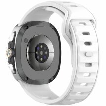 Ремінець Deexe Sport Band для Samsung Galaxy Watch 8 (40/44mm) / 8 Classic - White: фото 1 з 6
