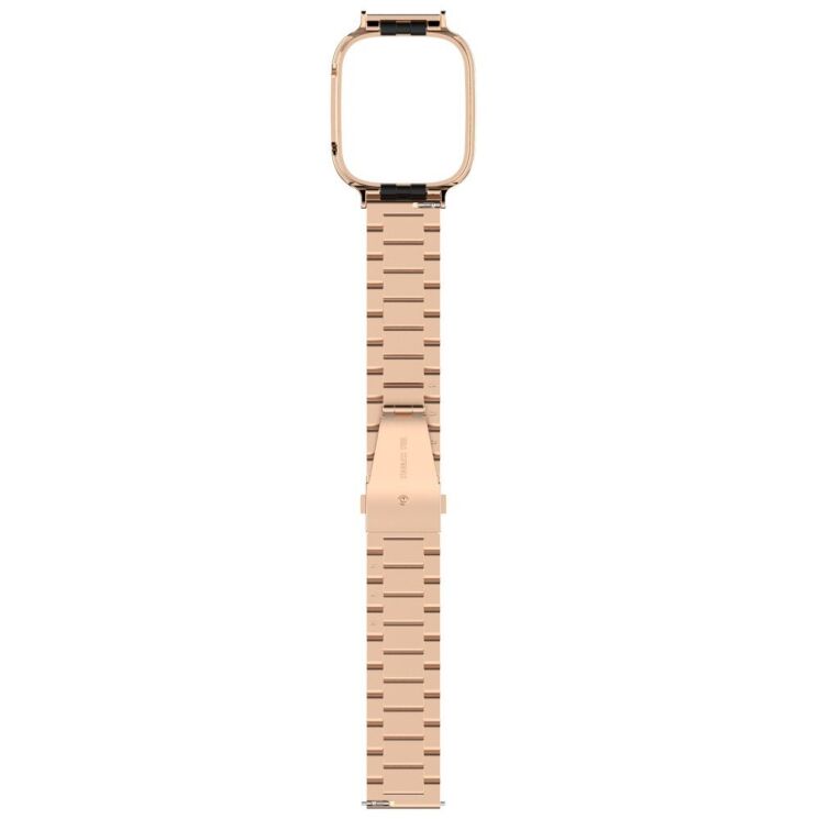 Ремінець Deexe Stainless Steel для Xiaomi Redmi Watch 3 - Rose Gold: фото 5 з 10