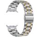 Ремешок Deexe Stainless Steel Strap для Samsung Galaxy Watch Ultra (2025) - Silver / Gold (387800F). Фото 1 из 6
