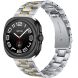 Ремешок Deexe Stainless Steel Strap для Samsung Galaxy Watch Ultra (2025) - Silver / Gold (387800F). Фото 2 из 6