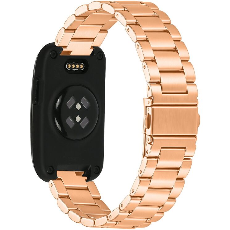 Ремінець Deexe Steel Strap для Garmin CIRQA - Rose Gold (362604RG) Ремінець Deexe Steel Strap для Garmin CIRQA - Rose Gold: фото 2 з 7