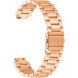 Ремінець Deexe Steel Strap для Garmin CIRQA - Rose Gold (362604RG). Фото 3 з 7
