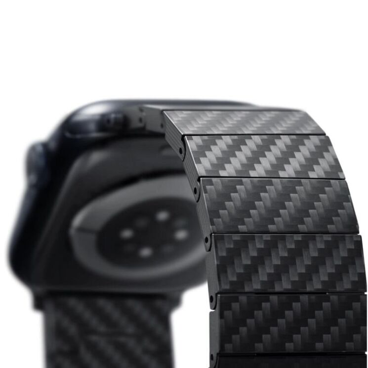 Ремешок Pitaka Carbon Fiber для Apple Watch 46 / 45 / 44 / SE 44 / 42 (Series 1-3) / Ultra / Ultra 2 AWB2307 - Modern: фото 3 из 11