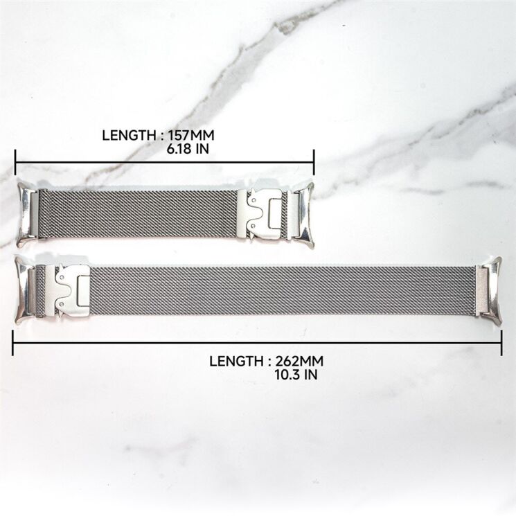 Ремінець Reframe Milanese Mesh для Samsung Galaxy Watch 8 (40/44mm) / 8 Classic - Silver: фото 7 з 7