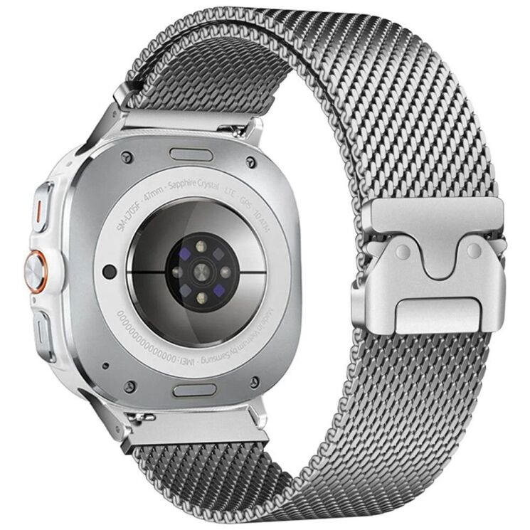 Ремінець Reframe Milanese Mesh для Samsung Galaxy Watch 8 (40/44mm) / 8 Classic - Silver: фото 1 з 7