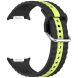 Ремешок Reframe Vertical Strip для Samsung Galaxy Watch 8 (40/44mm) / 8 Classic / Ultra (2025) - Black / Lime (384002F). Фото 1 из 5