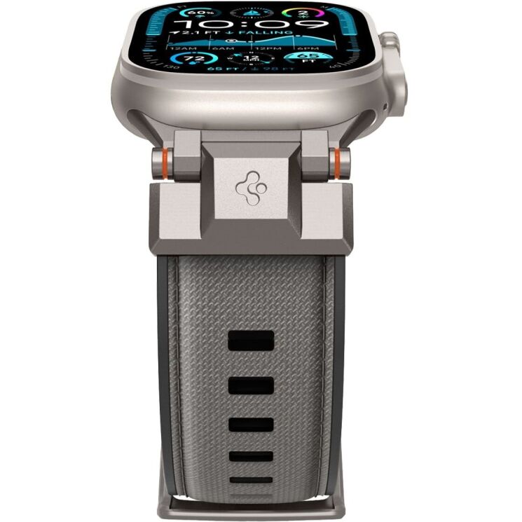 Ремешок Spigen (SGP) DuraPro Armor для Apple Watch 46 / 45 / 44 / SE 44 / 42 (Series 1-3) / Ultra / Ultra 2 - Grey: фото 4 из 16
