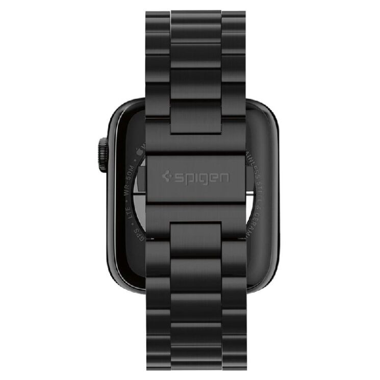 Ремешок Spigen (SGP) Modern Fit для Apple Watch 46 / 45 / 44 / SE 44 / 42 (Series 1-3) / Ultra / Ultra 2 - Black: фото 4 из 10