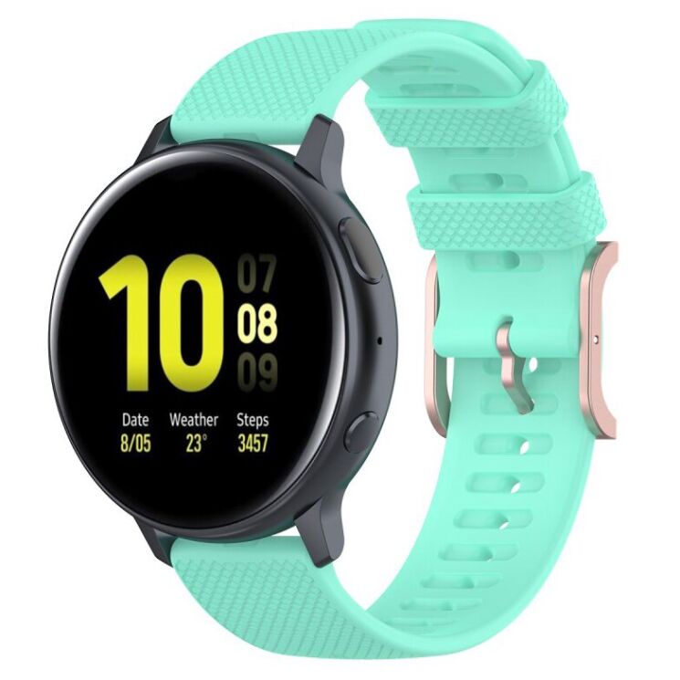 Ремешок UniCase Dot Pattern для Samsung Galaxy Watch 3 (41mm) - Cyan: фото 5 из 5