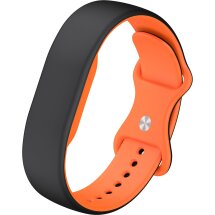 Ремешок UniCase Original Style для Google Fitbit Air - Orange / Black: фото 1 из 6