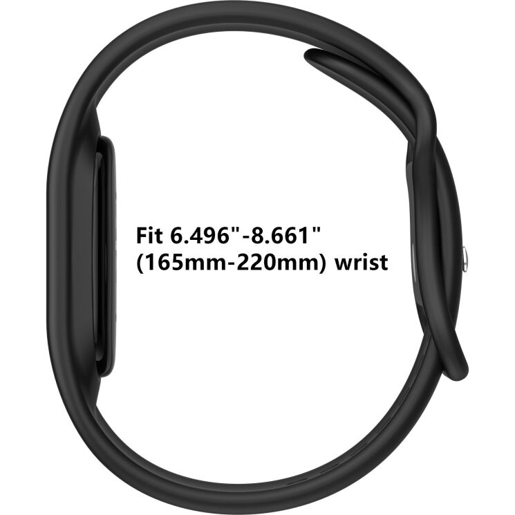 Ремешок UniCase Original Style для Google Fitbit Air - Black: фото 6 из 6