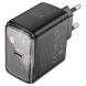 Сетевое зарядное устройство Hoco CS41A 35W + кабель Type-C to Lightning - Black (346160B). Фото 4 из 10