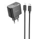 Сетевое зарядное устройство Hoco CS41A 35W + кабель Type-C to Lightning - Black (346160B). Фото 1 из 10