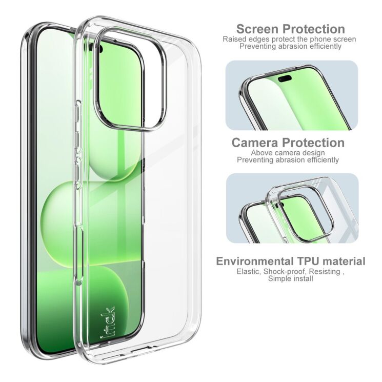 Силиконовый чехол IMAK UX-10 Series для Honor 600 Lite - Transparent (411814T) Силиконовый чехол IMAK UX-10 Series для Honor 600 Lite - Transparent: фото 7 из 8