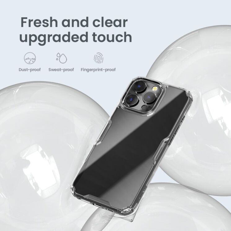 Силіконовий чохол NILLKIN Nature TPU Pro для Apple iPhone 16 Pro - Transparent: фото 10 з 14