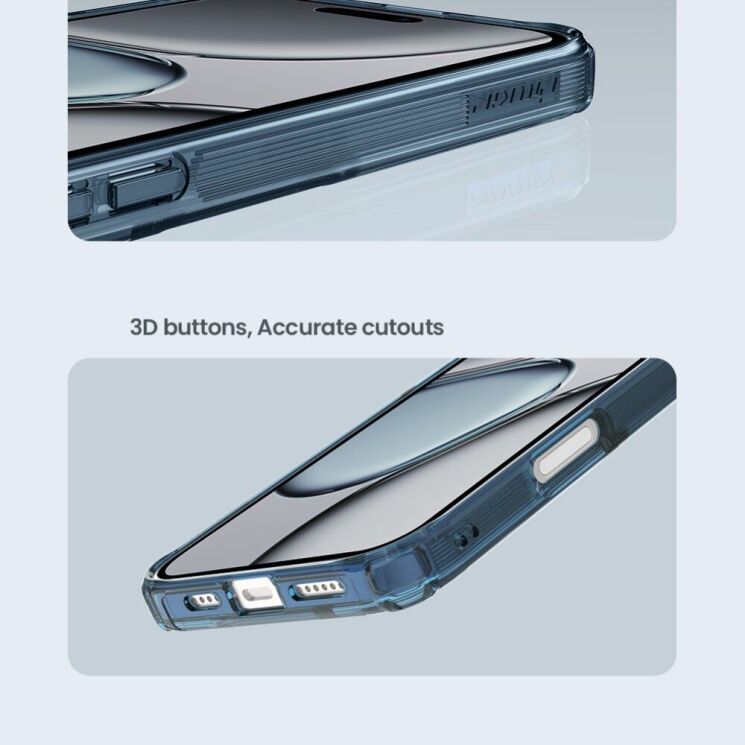 Силіконовий чохол NILLKIN Nature TPU Pro для Apple iPhone 16 Pro - Transparent: фото 12 з 14