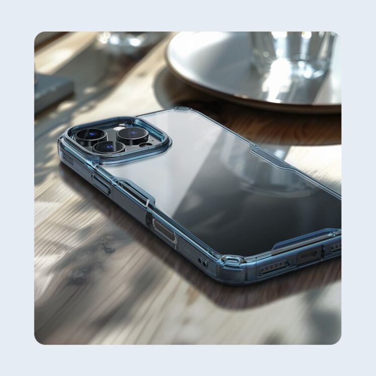 Силіконовий чохол NILLKIN Nature TPU Pro для Apple iPhone 16 Pro - Transparent: фото 13 з 14