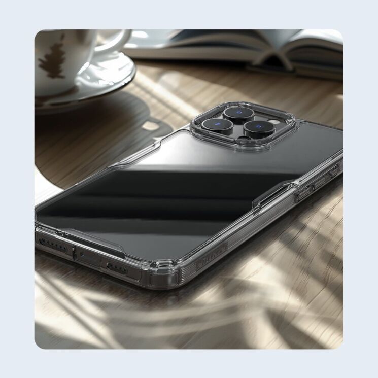 Силіконовий чохол NILLKIN Nature TPU Pro для Apple iPhone 16 Pro - Transparent: фото 9 з 14