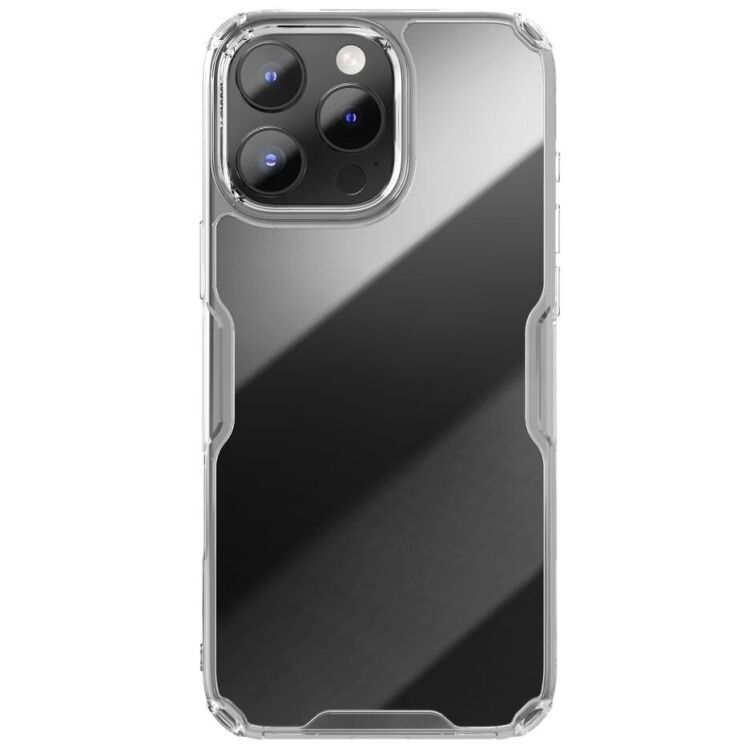 Силіконовий чохол NILLKIN Nature TPU Pro для Apple iPhone 16 Pro - Transparent: фото 1 з 14