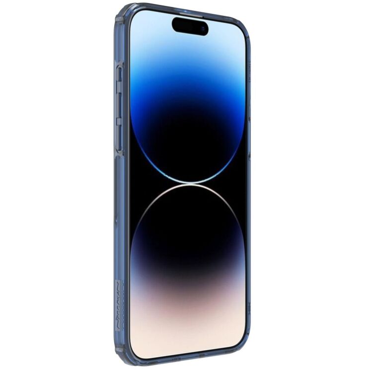 Силиконовый чехол NILLKIN Nature TPU Pro Magnetic для Apple iPhone 15 Pro Max - Blue: фото 5 из 20